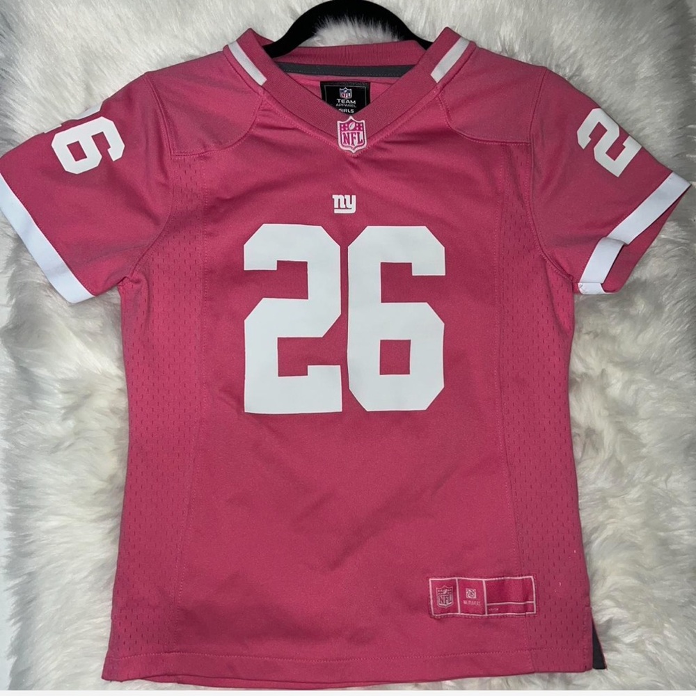 NFL Pink New York Giants #26 Jersey